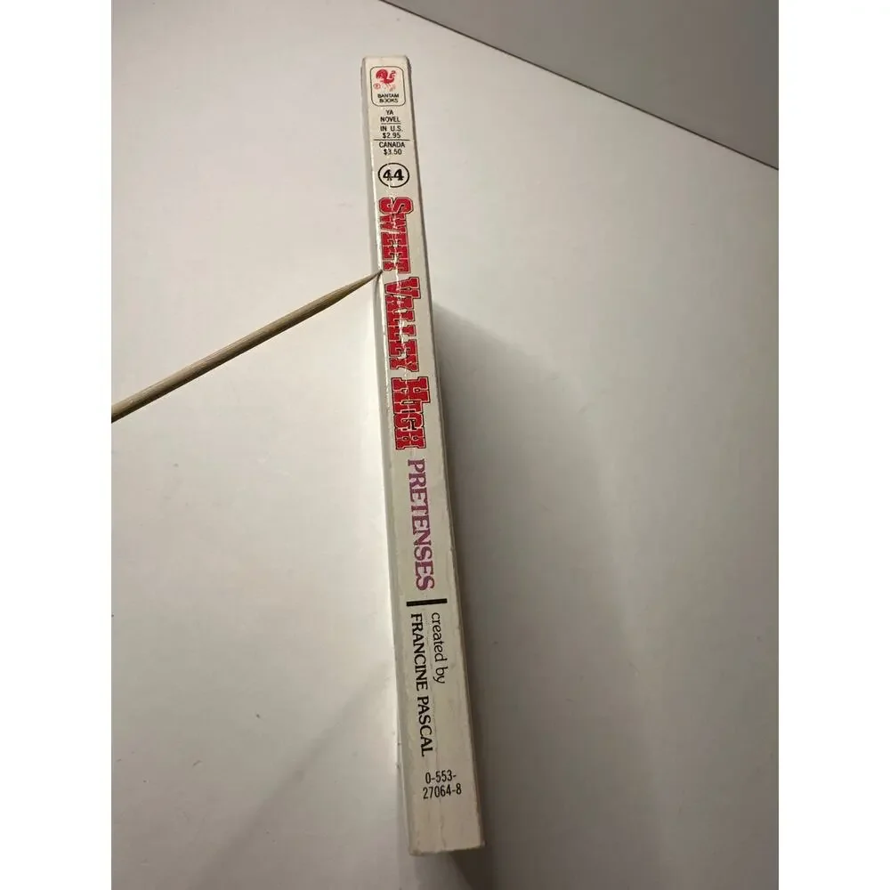 Sweet Valley High 1ST Edition First Print Book #44 Pretenses Vintage 1980's
